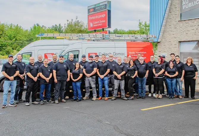 L'équipe de Exitech Portes de Garage Gatineau