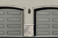 2 garage doors