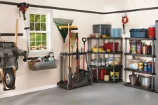 Interior of a tidy garage