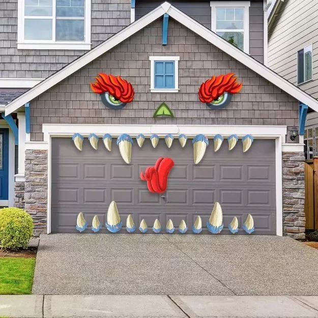 Sticker to decorate your garage door
