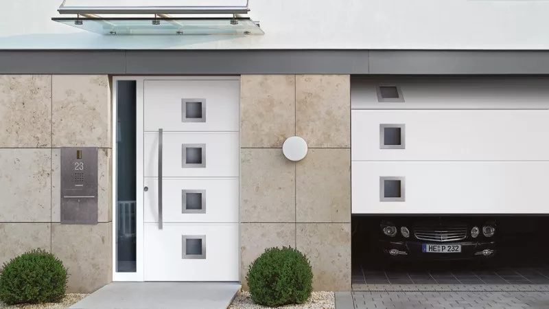 Harmonize your garage door with your house